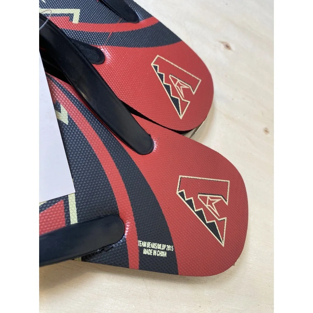 Arizona Diamondbacks MLB Baseball Flip Flops Sandals‎ New Medium Mens 7-8